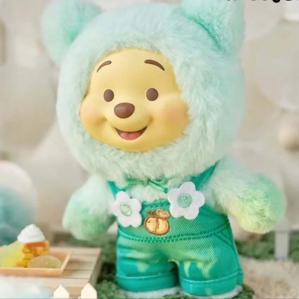 Winnie‎ Candy Bear Series Vinyl Plush NIB - Mint Breeze